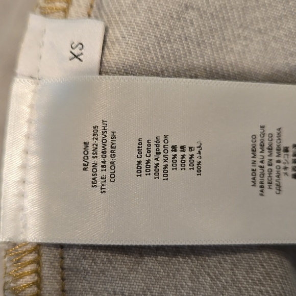 RE/DONE Oversized Shirt Jacket - Picture 9 of 9